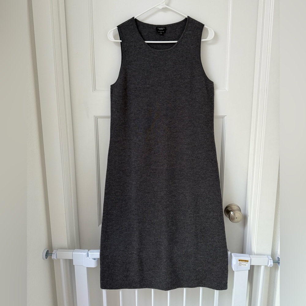 merino wool sleeveless sweater dress